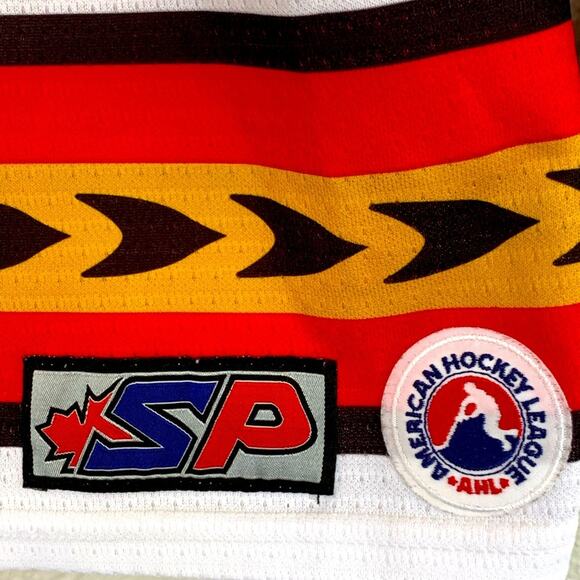 AUTHENTIC AMERICAN HOCKEY LEAGUE BINGHAMTON SENATORS HOCKEY JERSEY YOUTH SMALL - Picture 5 of 8